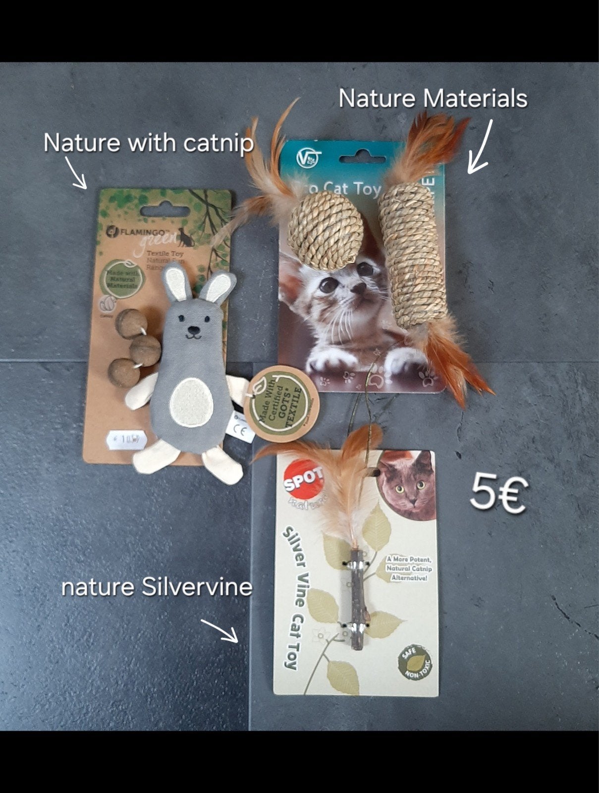 kattenspeelgoed set, Ophalen of Verzenden, Nieuw