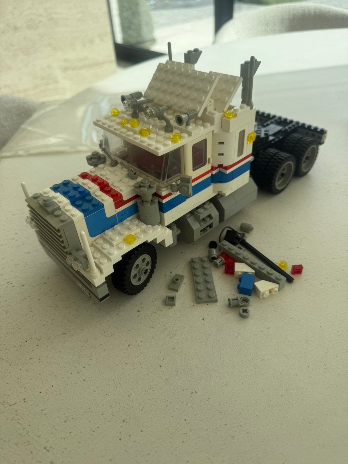 Lego model team 5580 Highway Rig, Enlèvement ou Envoi, Comme neuf, Complet, Lego