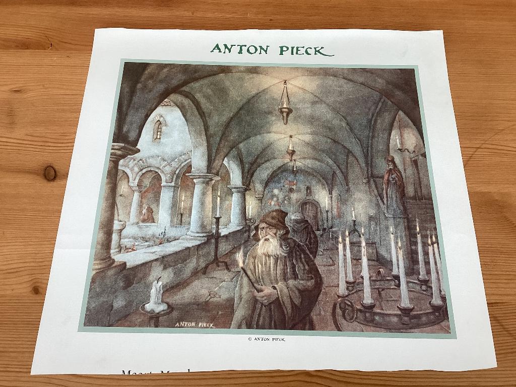 Prenten Anton pieck, Ophalen