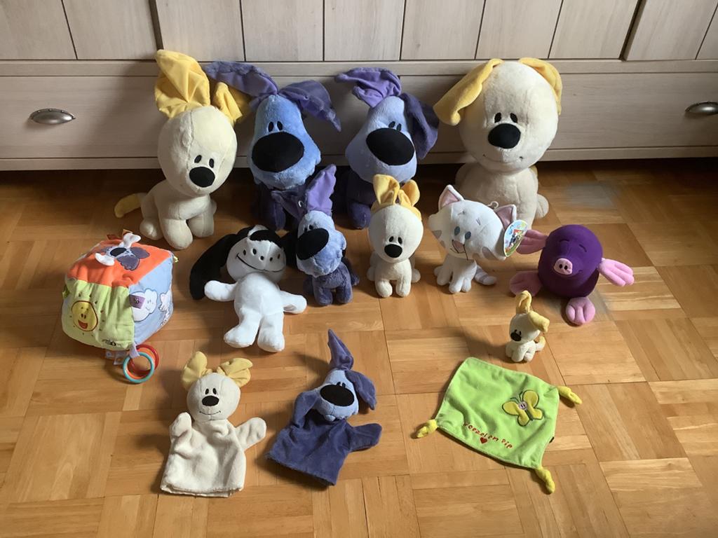 Groot pakket Woezel en Pip knuffels, Kinderen en Baby's, Speelgoed | Knuffels en Pluche, Zo goed als nieuw, Middelgroot (20 tot 80 cm)