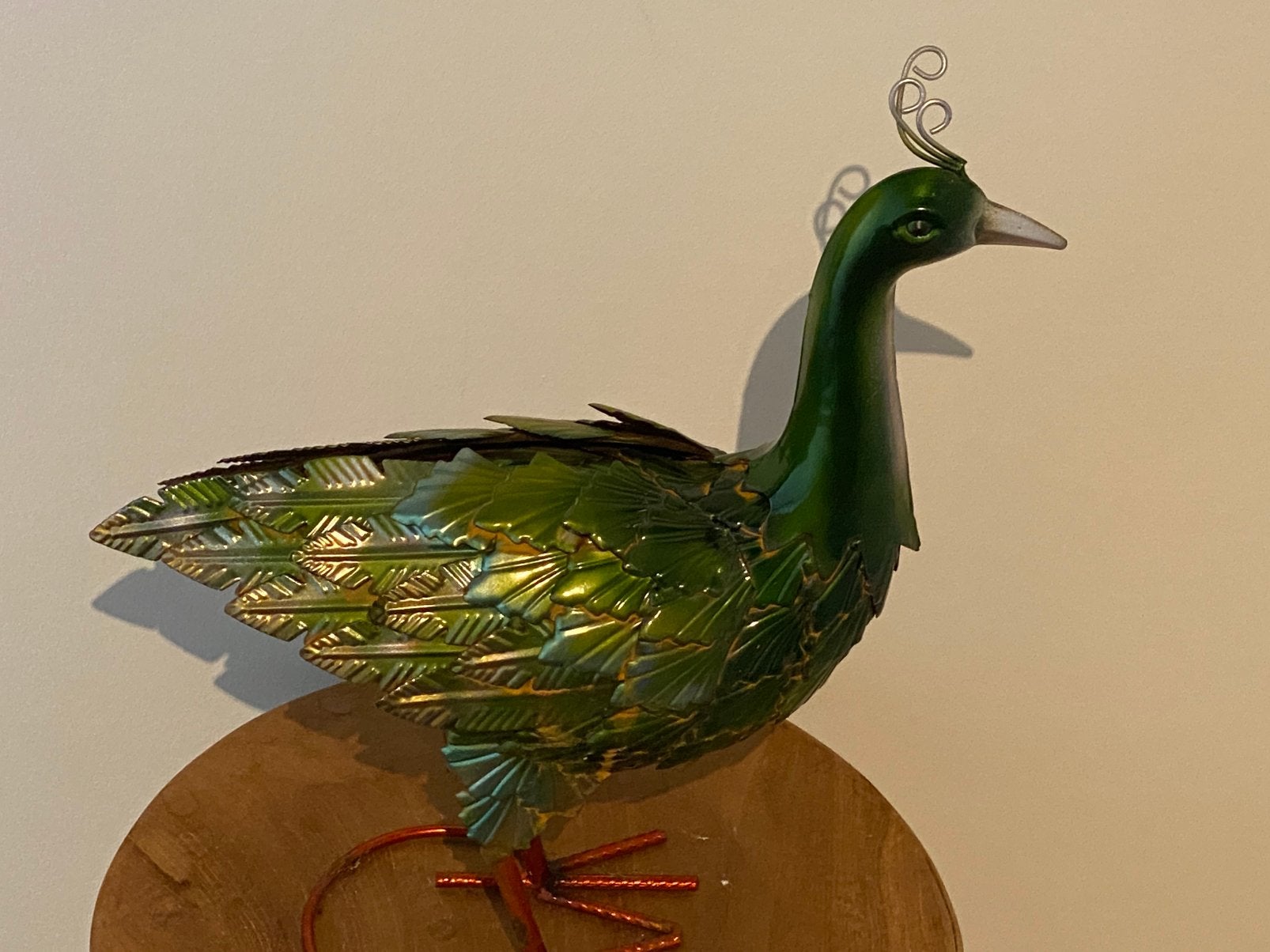 Décoration de jardin en fer avec oiseaux, Enlèvement, Comme neuf, Métal, Animal