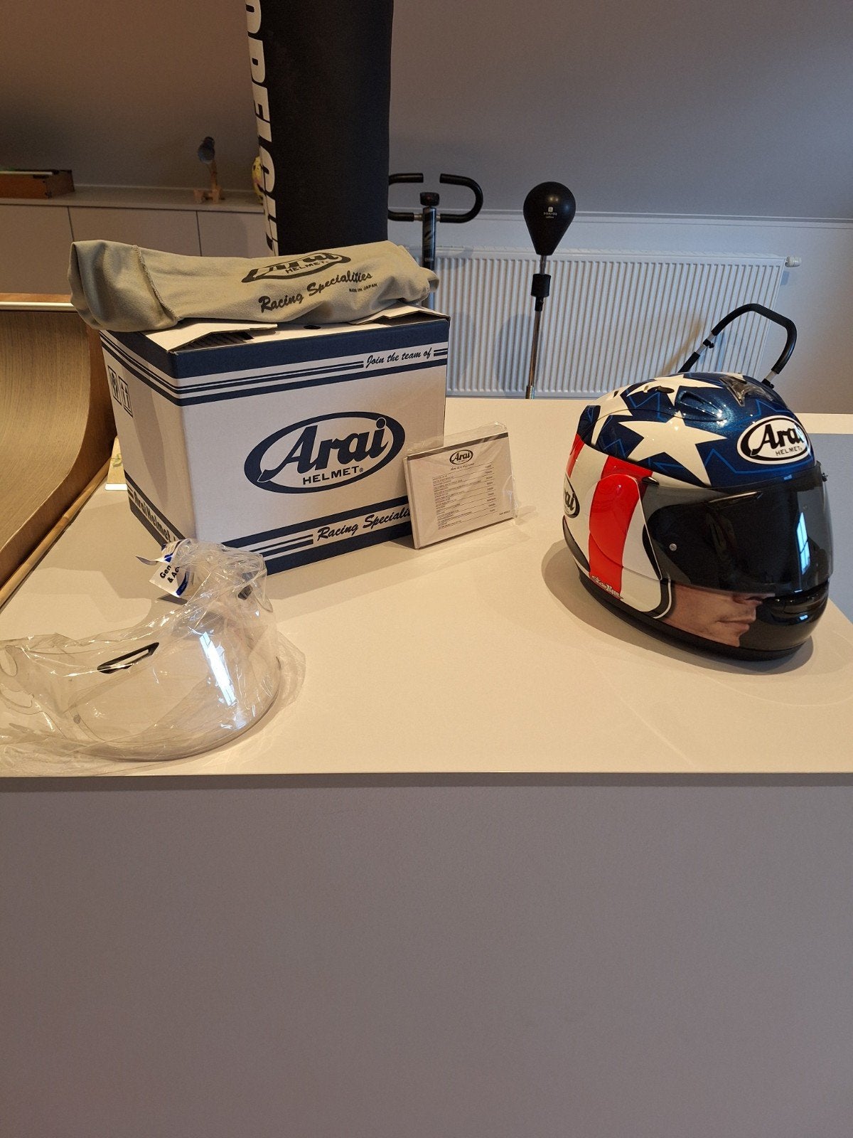 Arai RX-7 Hayden replica (Medium), Enlèvement, M, Casque intégral, Arai