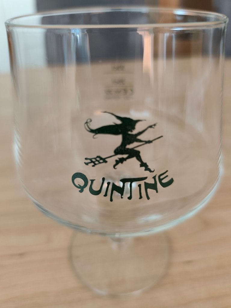 Verre à bière Quintine, Brasserie des Légendes. Neuf!, Verzamelen, Glas en Drinkglazen, Nieuw, Bierglas, Ophalen