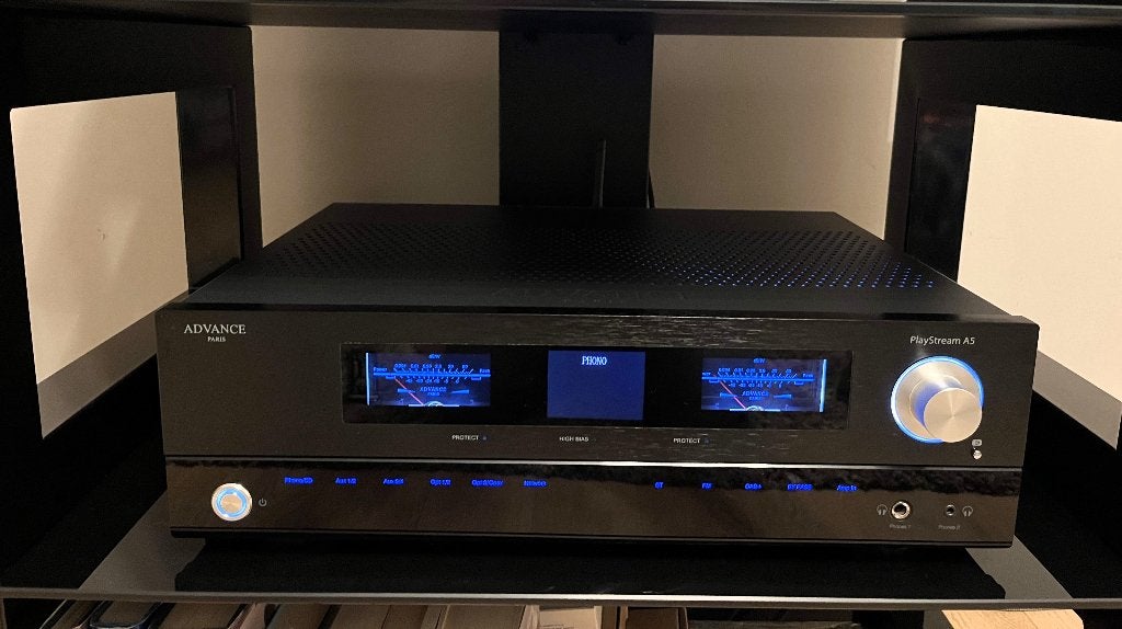Advance Paris A5 Playstream - Amplificateur haut de gamme, Autres marques, Enlèvement ou Envoi, 60 à 120 watts, Comme neuf