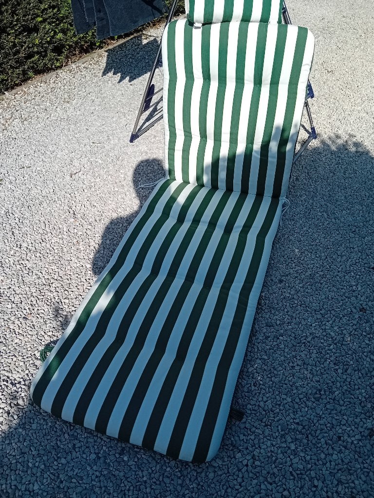 2 ligbedkussens, Tuin en Terras, Ophalen, Zo goed als nieuw