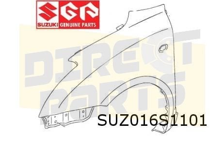 Suzuki Swift (3/05-9/10) voorscherm Links Origineel! 5771163, -, Verzenden, -, Nieuw