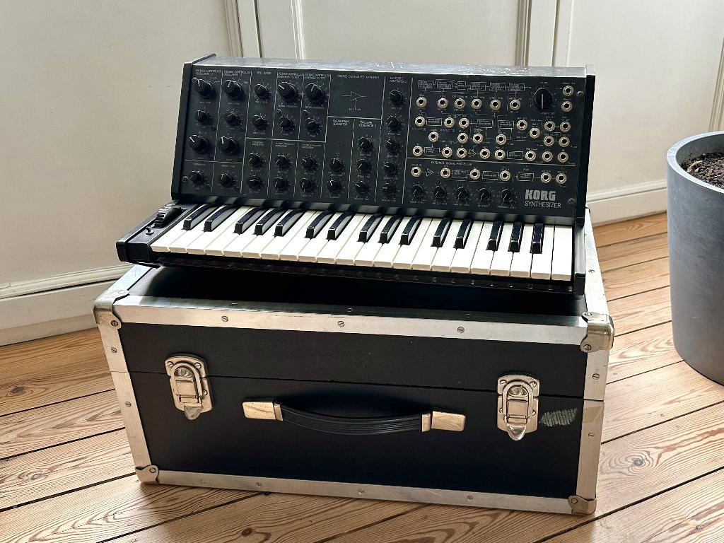 Korg MS20 vintage analog synth (1979-1980), Muziek en Instrumenten, Synthesizers, Gebruikt, Korg, Met koffer of flightcase, Ophalen