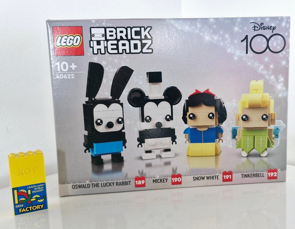 Lego 40622 Brickheadz Le 100e anniversaire de Disney, Enfants & Bébés, Jouets | Duplo & Lego, Neuf, Lego, Ensemble complet, Complet