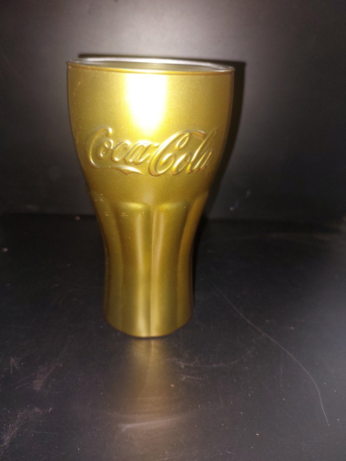 verre Coca-Cola doré, Enlèvement ou Envoi