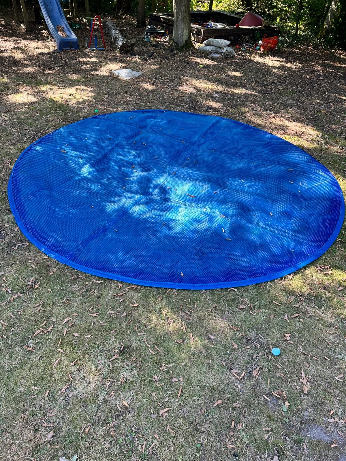 Noppenfolie / Solar afdekzeil voor rond zwembad Ø 3,66 m, Tuin en Terras, Ophalen, Zo goed als nieuw, Afdekzeil