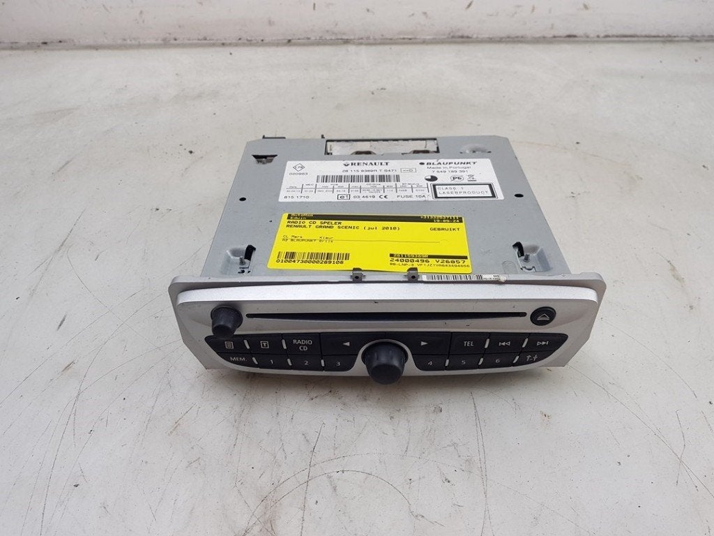 RADIO Renault Grand Scénic III (JZ) (|281159389R|), Auto-onderdelen, Gebruikt, Renault