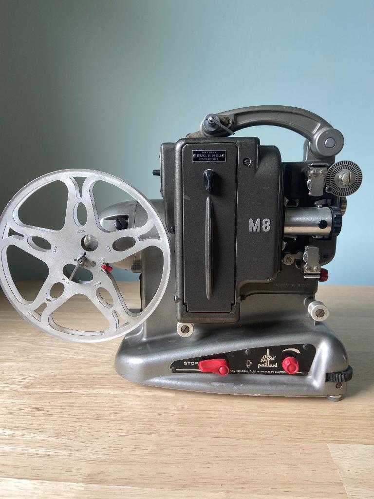 Vintage 8 mm filmprojector Bollex Paillart M8 - 1958, Ophalen, 1940 tot 1960, Projector