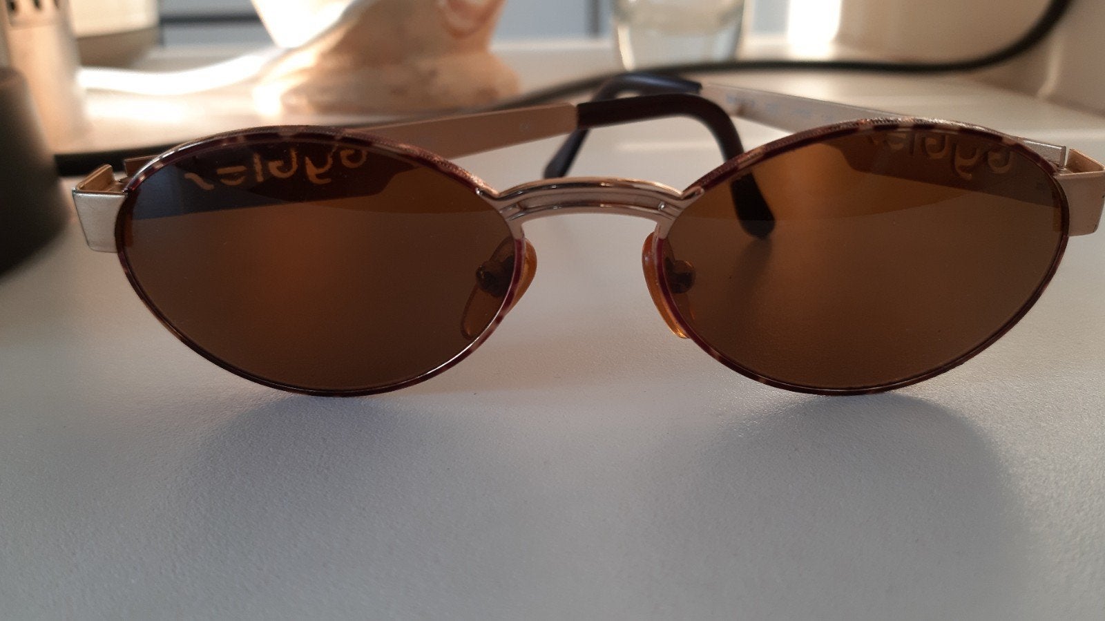 Vintage dames zonnebril merk Byblos, Enlèvement ou Envoi, Lunettes de soleil