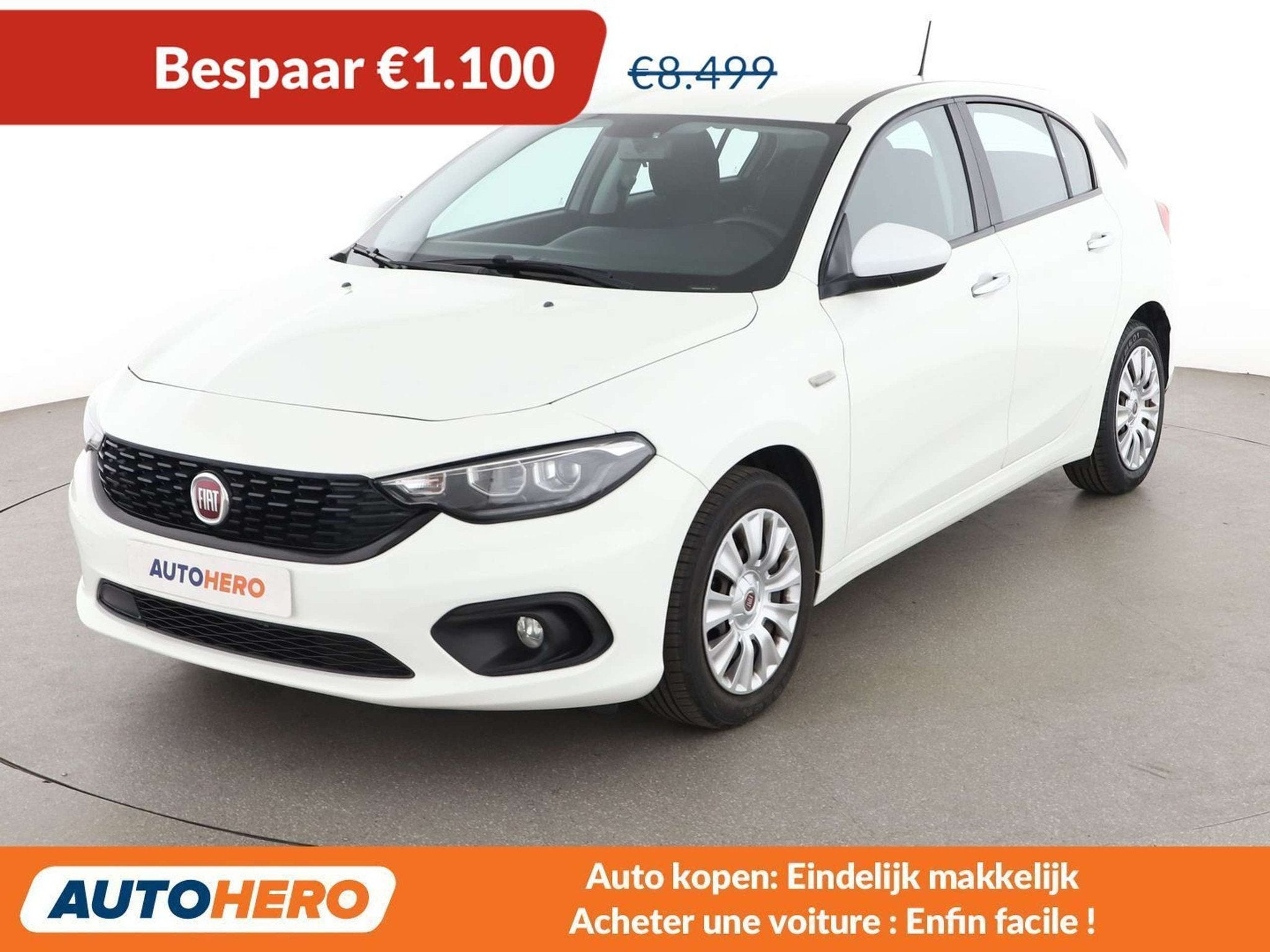 Fiat Tipo 1.4 Easy (bj 2018), Auto's, Voorwielaandrijving, Stof, Gebruikt, 95 pk