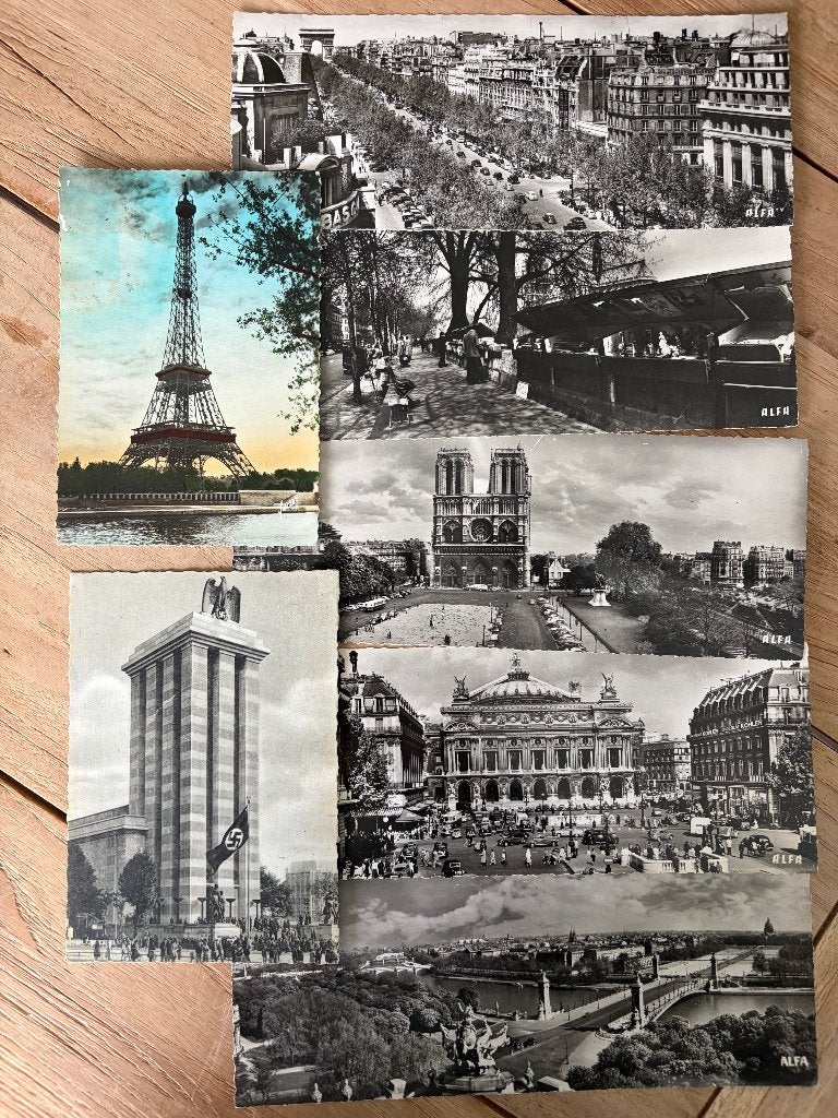 cartes postales Paris +/- 1945-1950, Enlèvement, 1940 à 1960, Non affranchie, France