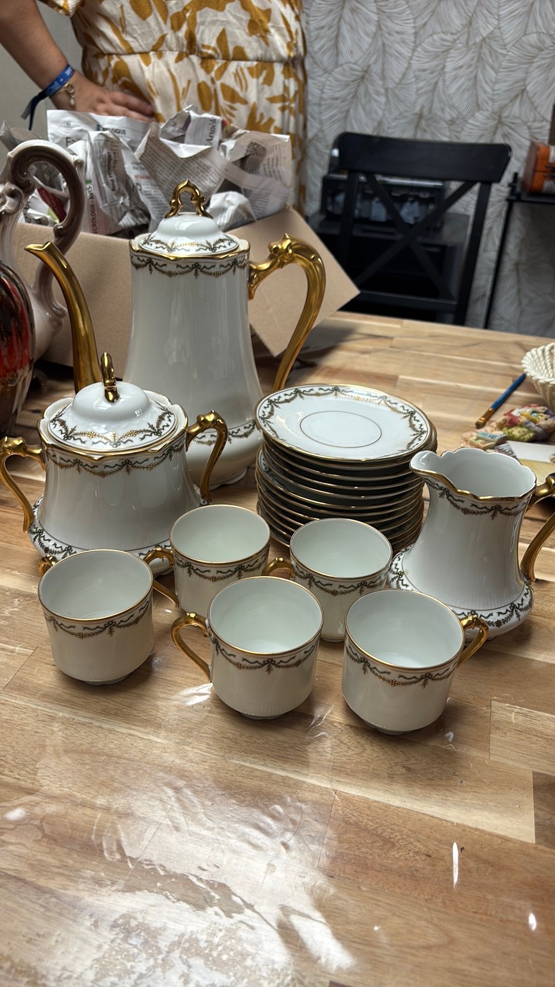 Service porcelaine de limoges bel etat ancien, Enlèvement