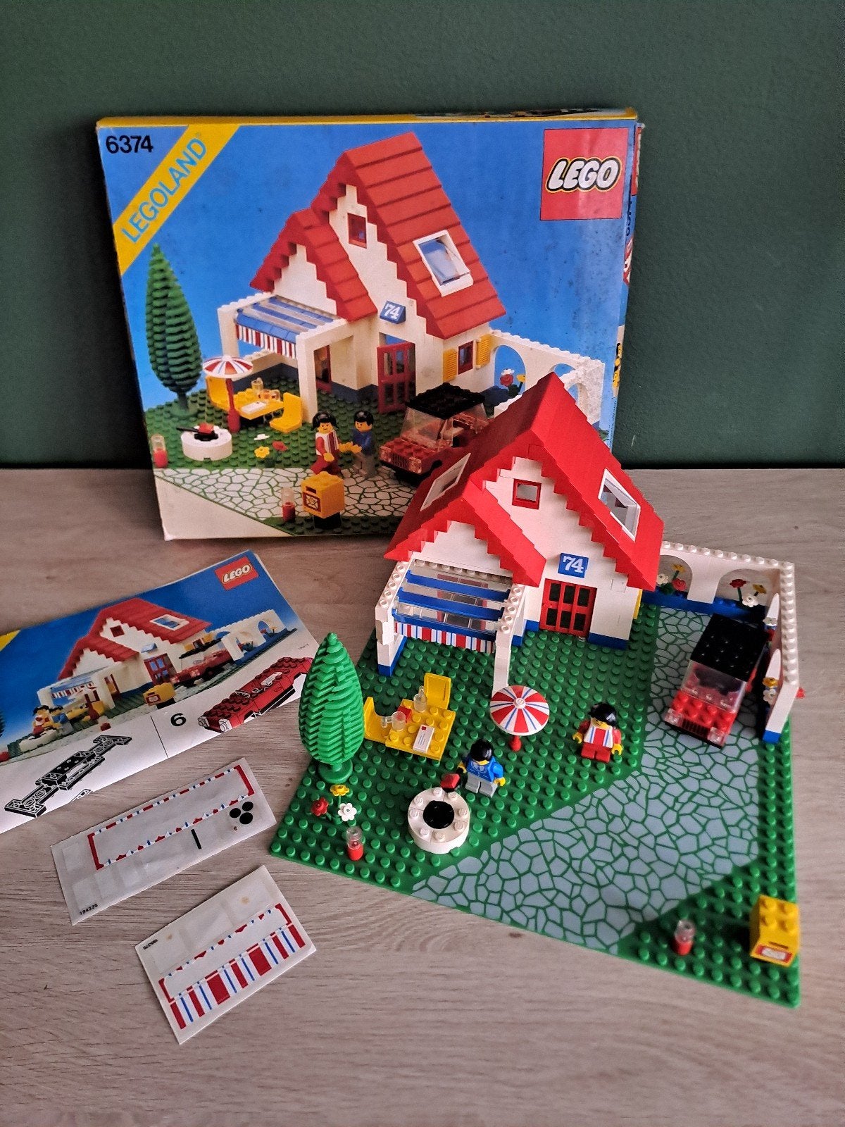 Vintage Lego 1983 6374 Holiday Home 100% compleet, Kinderen en Baby's, Ophalen, Compleet, Lego, LEGOLAND