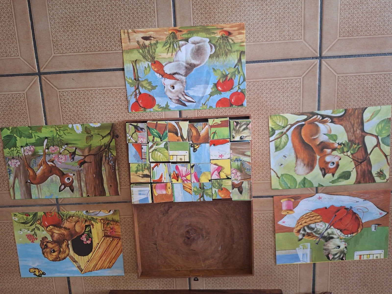 Kinderpuzzel, Antiek en Kunst, Ophalen