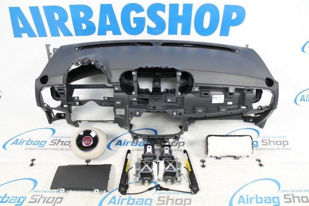 Airbag kit Tableau de bord gris blanc airbag volant Fiat 500, Autos : Pièces & Accessoires