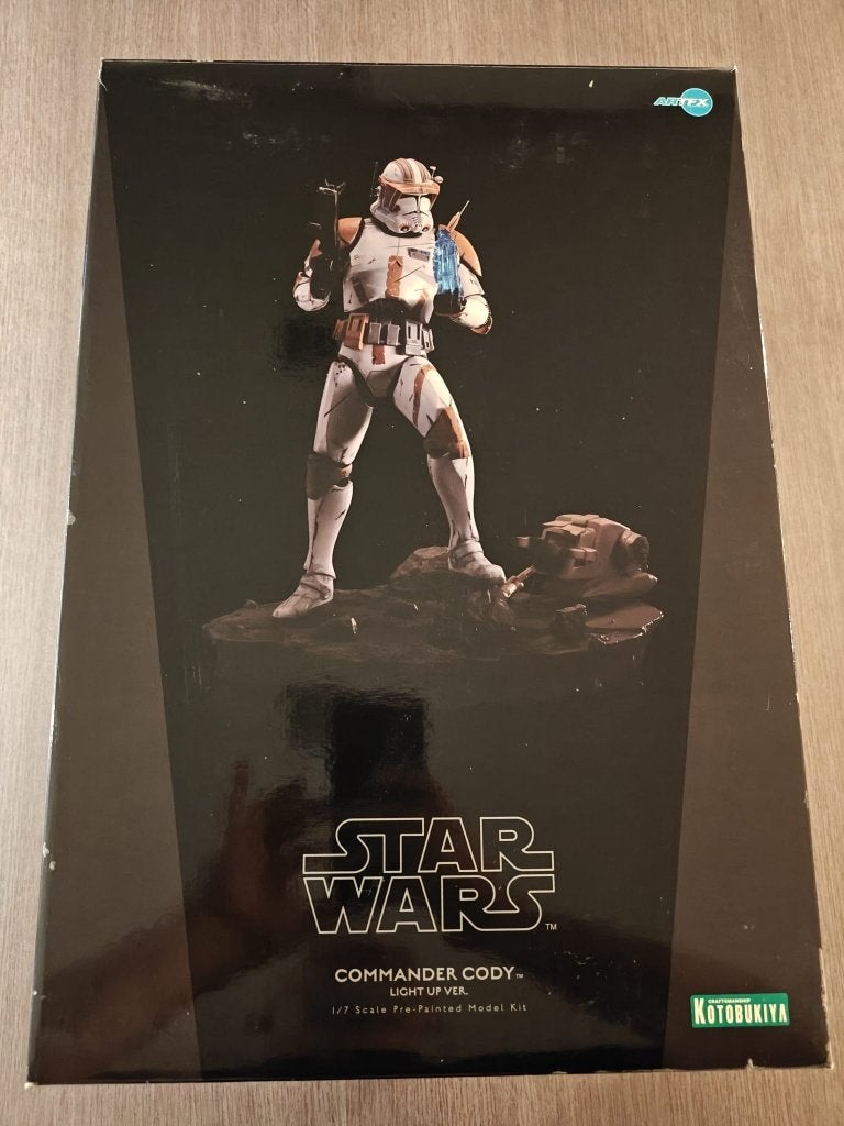 Star Wars Kotobukiya ARTFX Commander Cody Light Up 1/7, Enlèvement, Utilisé, Statue ou Buste