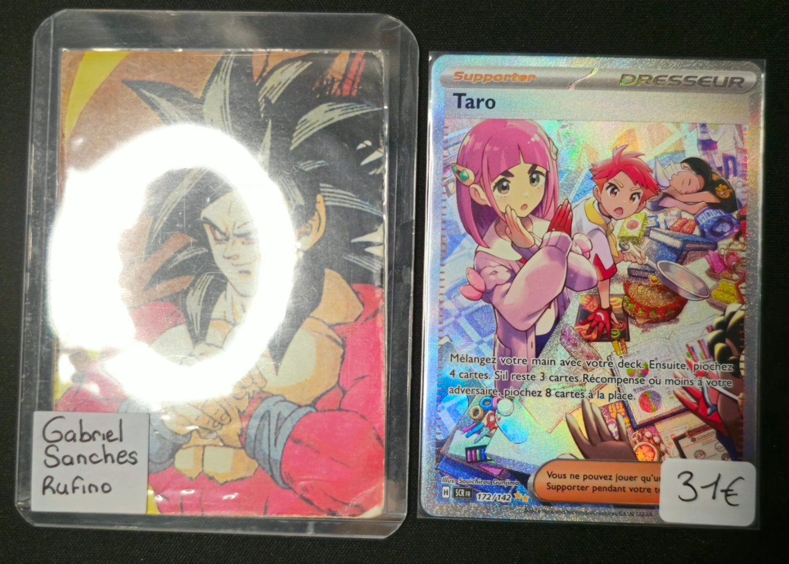 Carte Pokémon Taro 172/142 – Illustration Spéciale Rare FR, Enlèvement, Neuf, Cartes en vrac, Foil