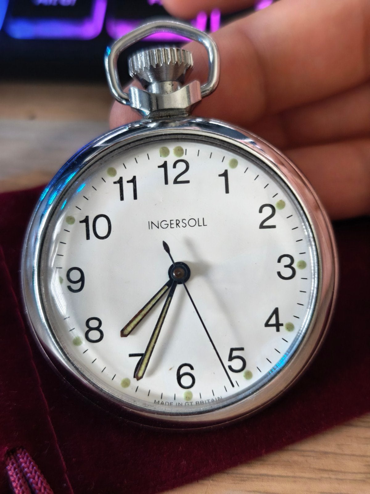 Ingersoll zakhorloge in perfecte staat, Ophalen of Verzenden, Zakhorloge