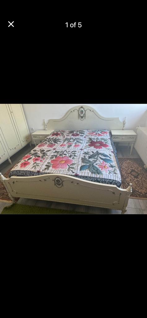 Compleet slaapkamer (antiek), Huis en Inrichting, Slaapkamer | Complete slaapkamers, Ophalen, Zo goed als nieuw