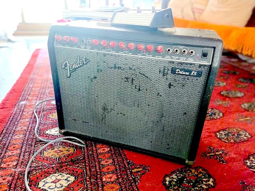 Fender Deluxe 85 gitaarversterker, Muziek en Instrumenten, Ophalen, Gebruikt, Gitaar, 50 tot 100 watt