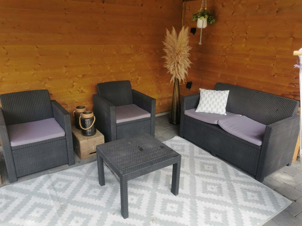 Alibert 4-delige loungeset- 4 personen, Tuin en Terras, Ophalen, 4 zitplaatsen, Gebruikt, Bank