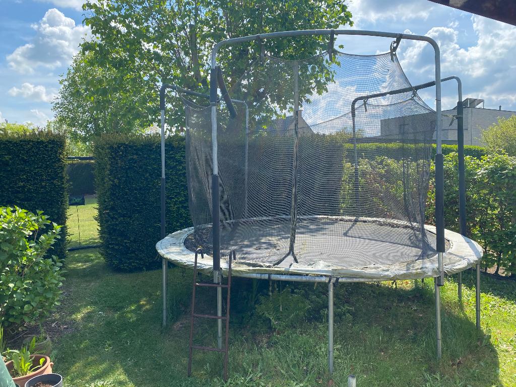 Trampoline, Kinderen en Baby's, Speelgoed | Buiten | Trampolines, Ophalen, Gebruikt