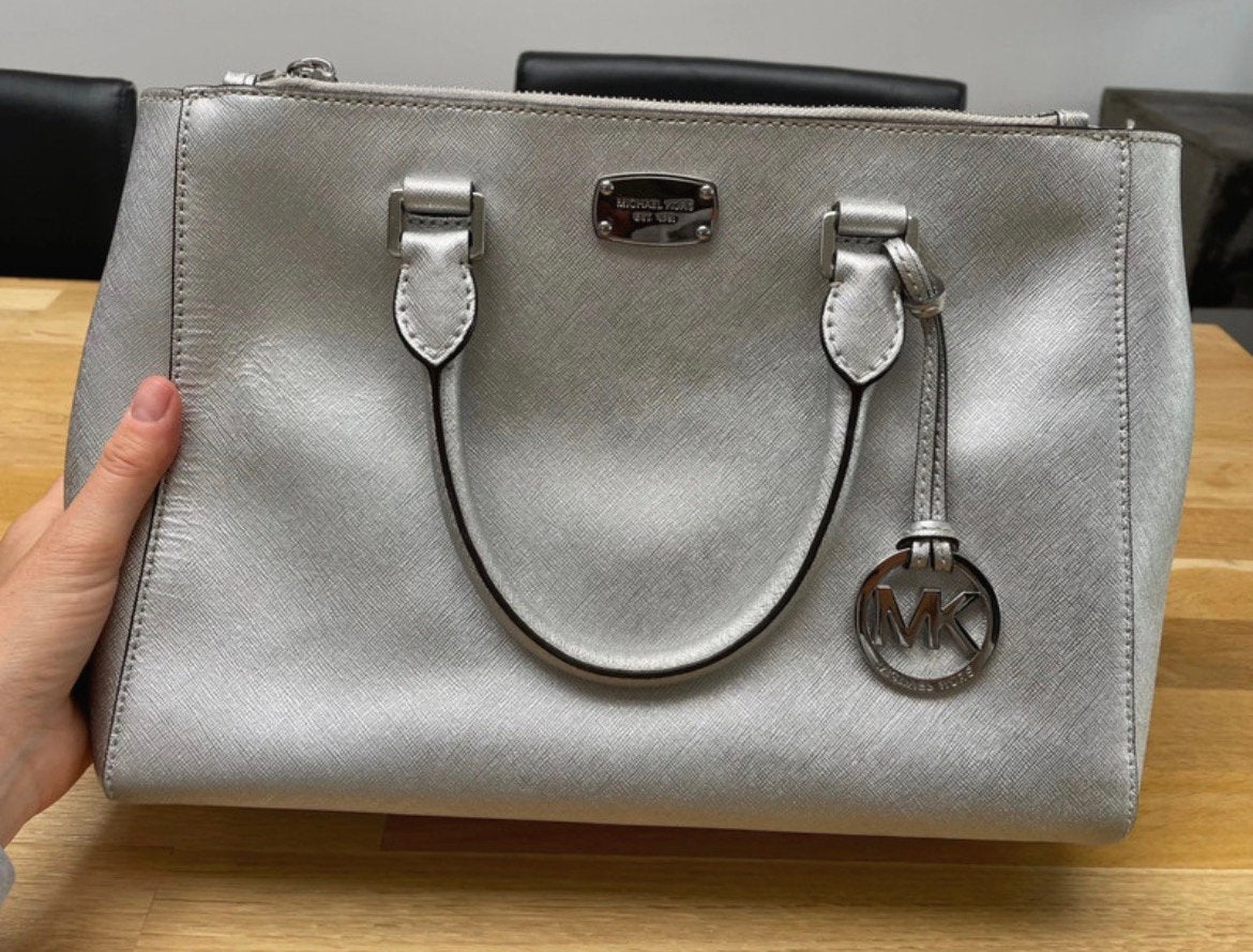 Zilveren handtas Michael Kors, Ophalen, Gebruikt, Handtas