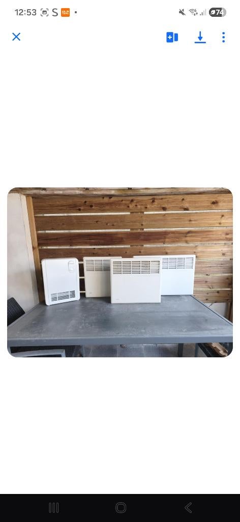 Chauffages et accessoires, Ophalen, Gebruikt, Radiator