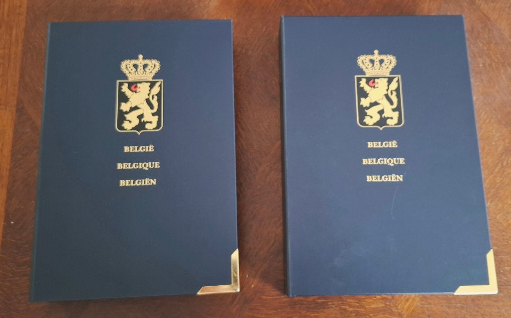 Prachtige verzamelmap 177 FDC munten België, Postzegels en Munten, Ophalen of Verzenden, Overig, Setje
