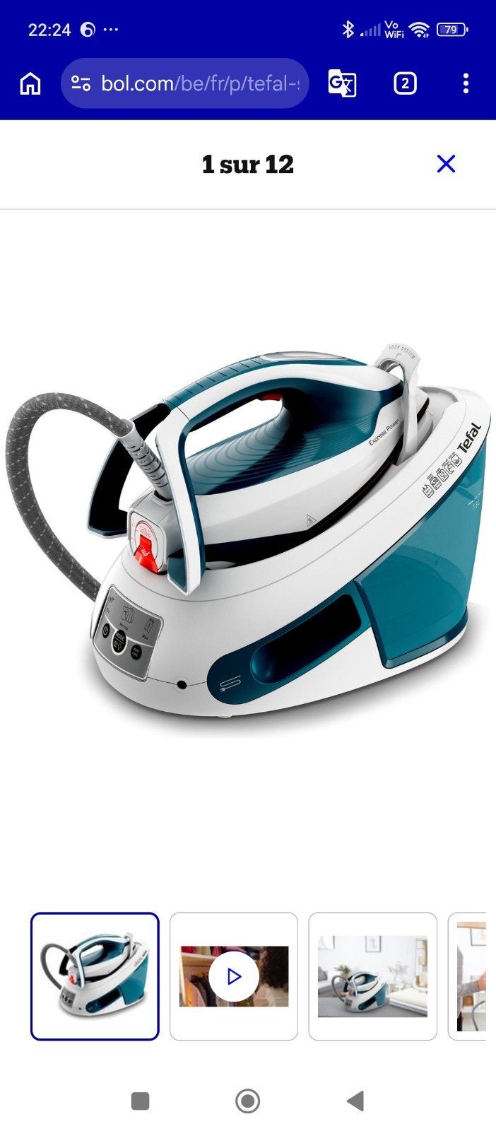 Tefal Pro stoomcentrale, Ophalen of Verzenden