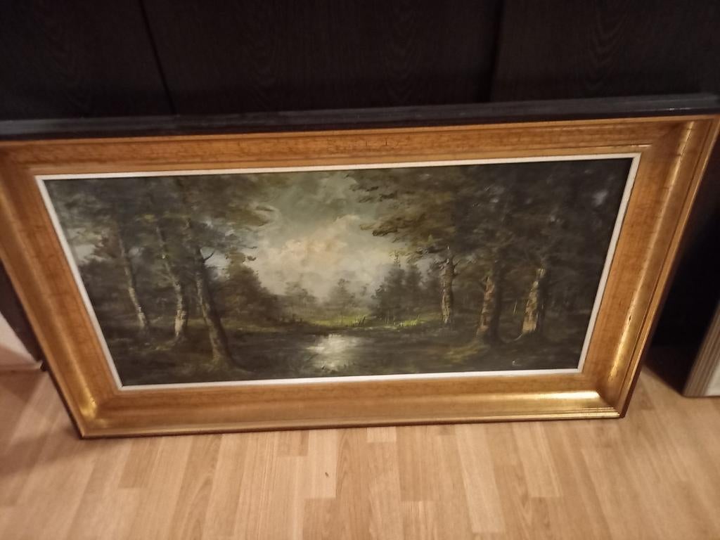 Gesigneerd schilderij, Ophalen