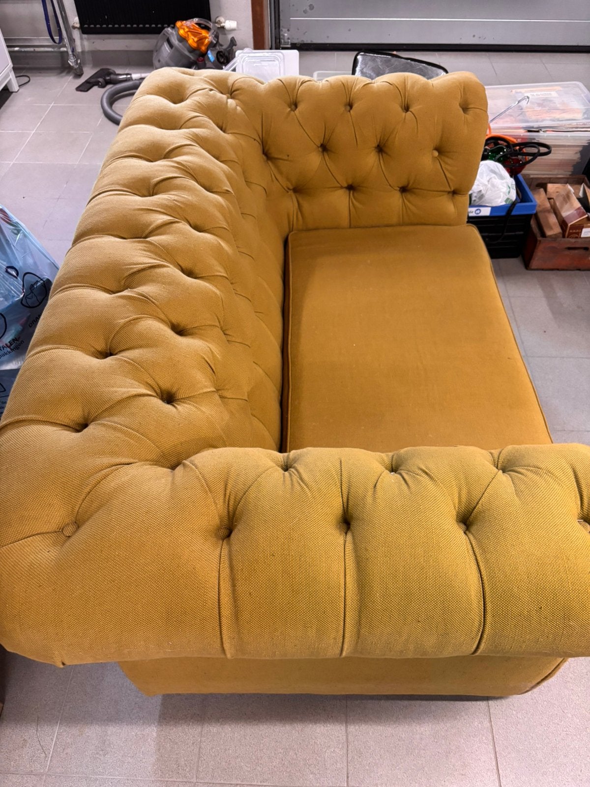Genre chesterfield, Maison & Meubles, Canapés | Sofas & Chaises Longues, Chesterfield, Enlèvement, Utilisé, Deux personnes