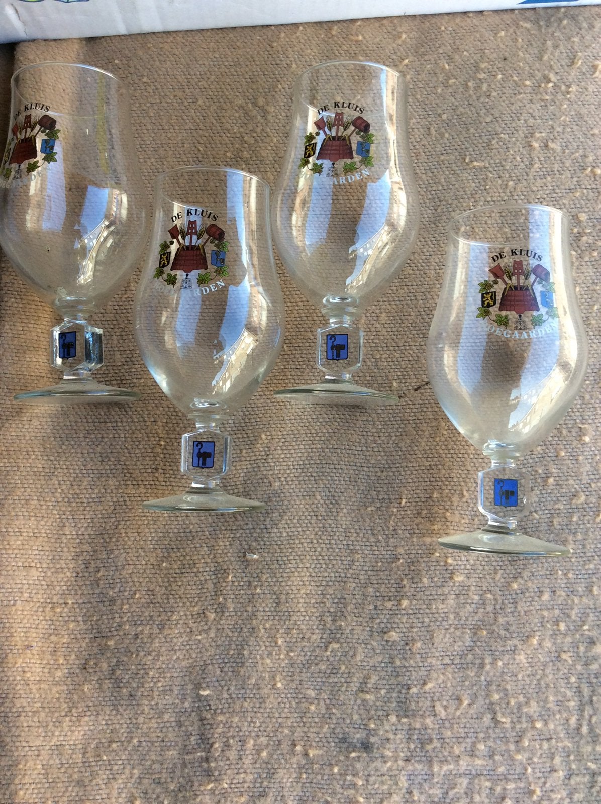 Hoegaarden, setje van 4, Verzamelen, Ophalen, Zo goed als nieuw