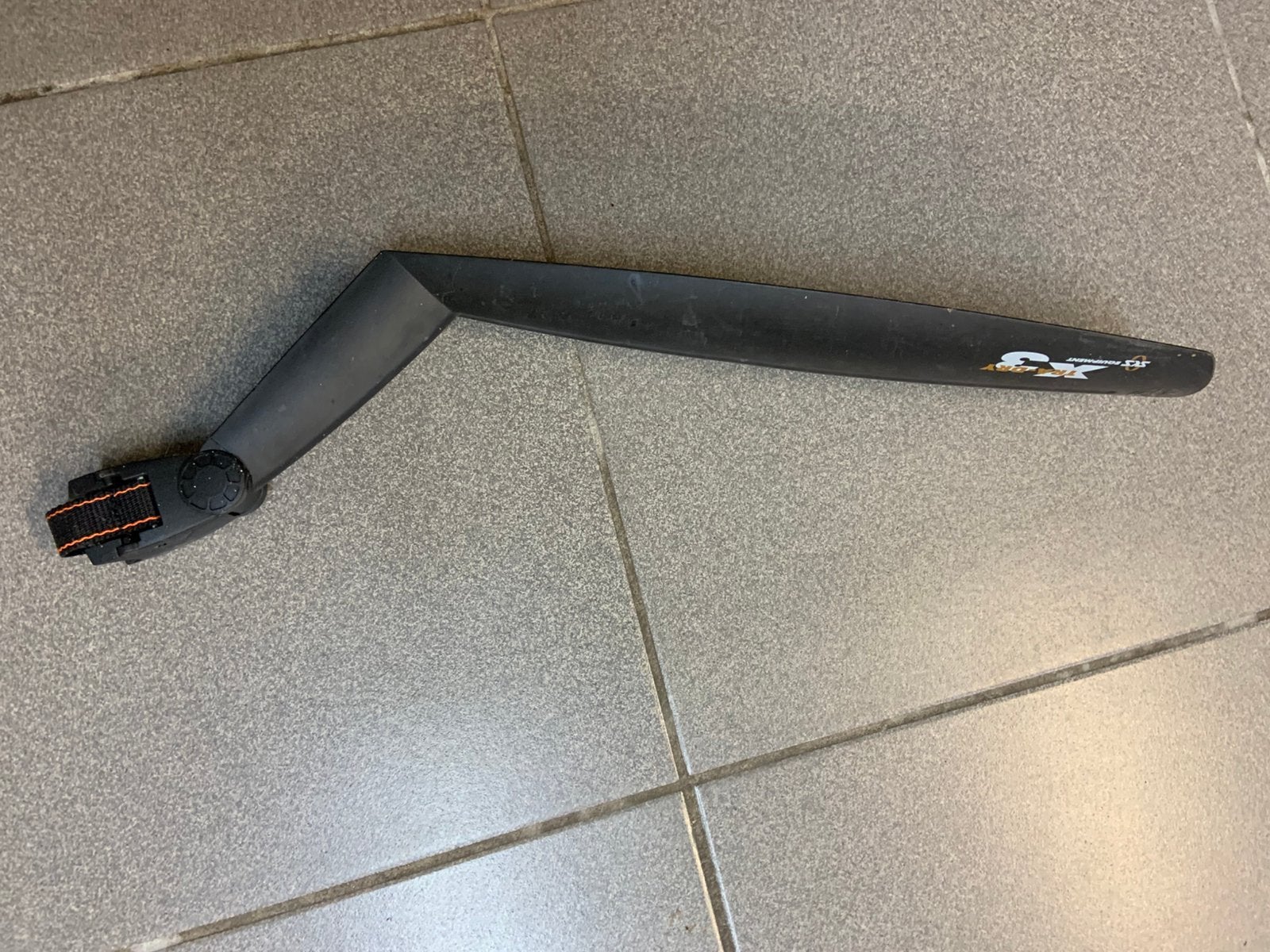 Zwart Spatbord tra-dry X3, Fietsen en Brommers, Ophalen, Spatbord