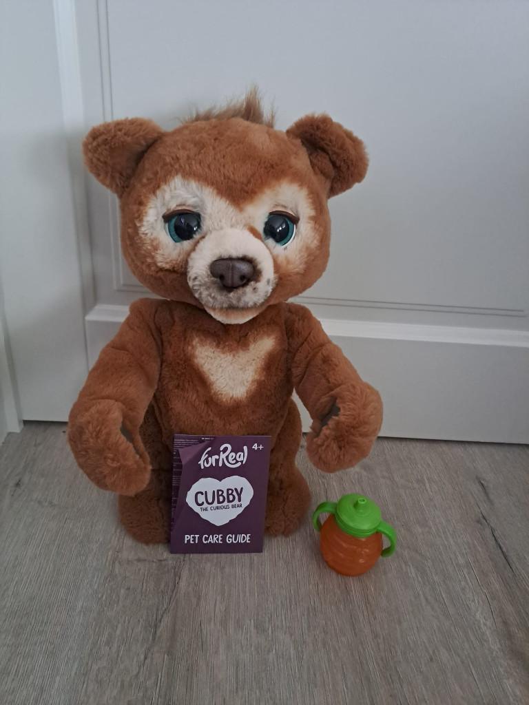 Cubby de beer, Kinderen en Baby's, Speelgoed | Knuffels en Pluche, Zo goed als nieuw, Beer, Middelgroot (20 tot 80 cm), Bruin