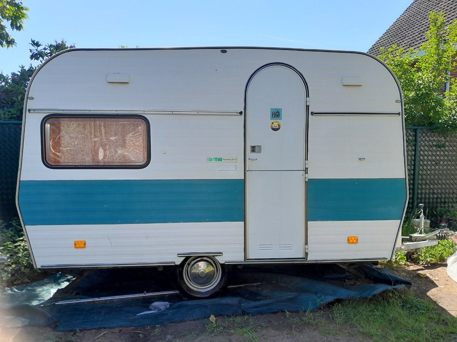 Caravan chateau touring 350 confort ,-750kilo, stapelbed, Chateau, Lits superposés, Particulier, Réfrigérateur
