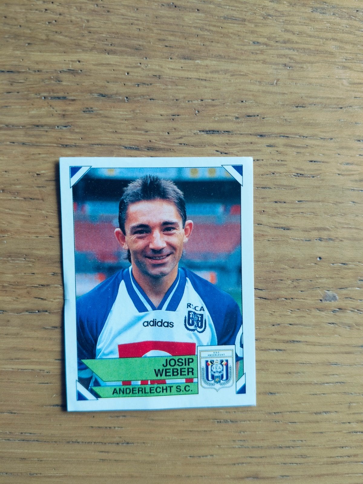 Josip Weber Anderlecht Football 95 Panini sticker, Enlèvement ou Envoi, Autocollant
