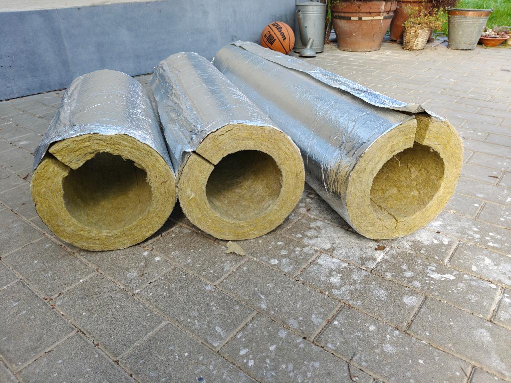 Isolation pour tuyaux de ventilation, Comme neuf, 4 à 8 cm, Moins de 5 m², Enlèvement