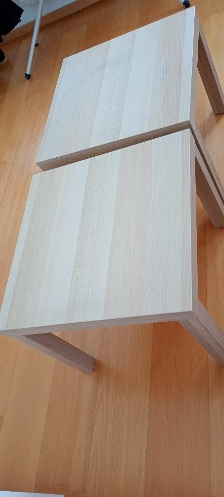 Bijzettafeltje LACK ikea, 55 à 75 cm, Enlèvement, Bois, Carré