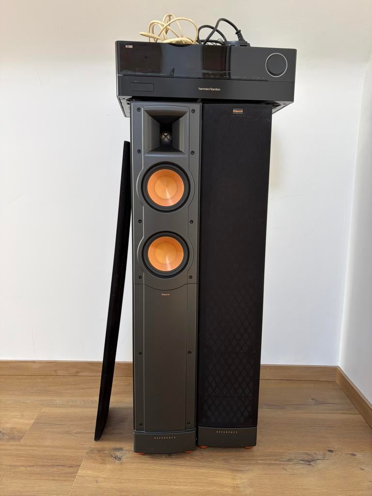 enceinte Klipsch RF-52 II Black + Harman Kardon HK 3770, Enlèvement, Utilisé, Autres marques