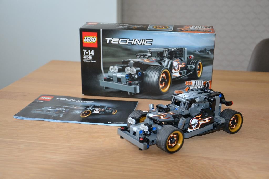 Lego Technic Ontsnappingsracer 42046, Compleet, Lego, Ophalen of Verzenden, Zo goed als nieuw