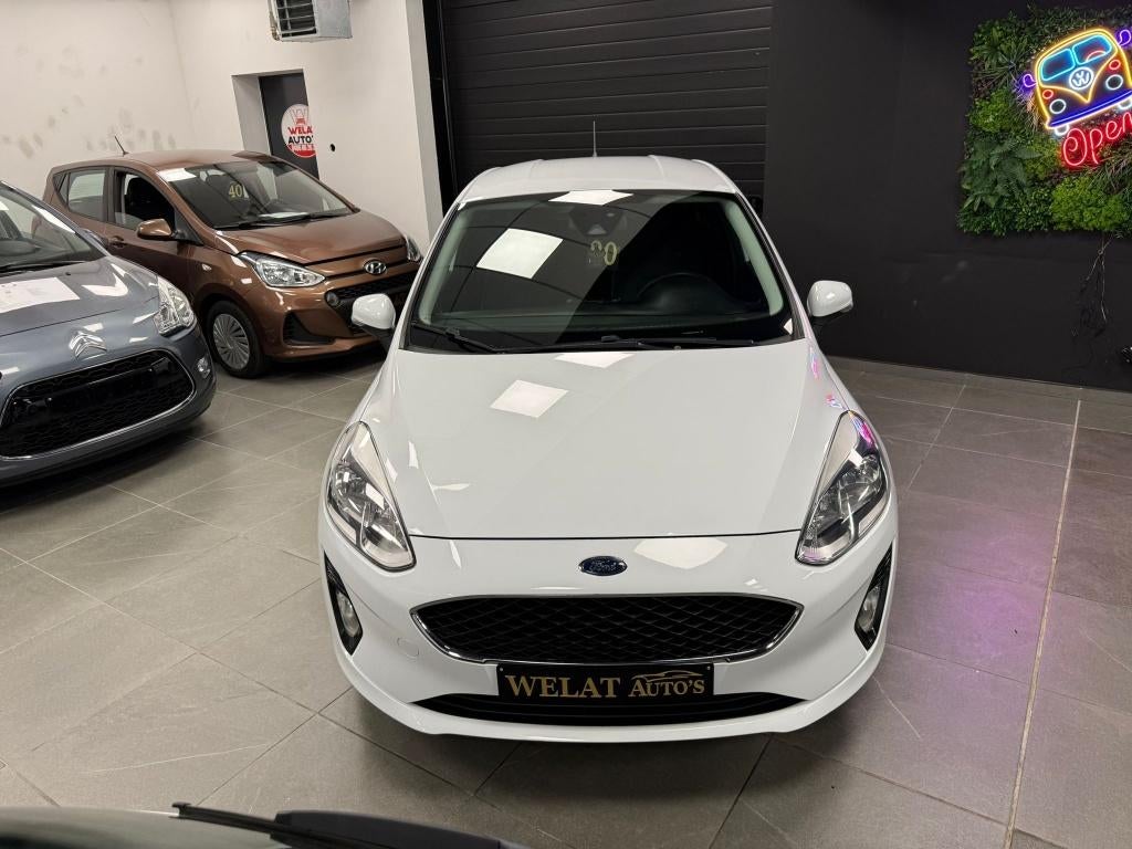 FORD FIESTA 2018 TURBO BENZINE 79.000KM, Auto's, Bluetooth, Wit, Bedrijf, Fiësta