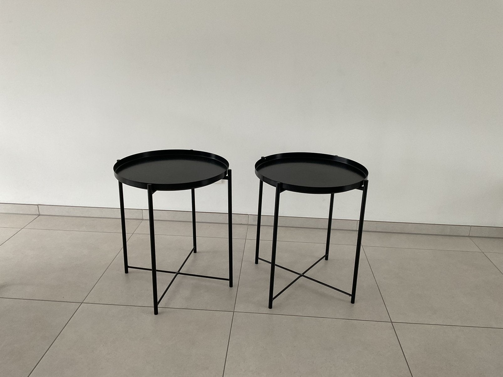 Ikea Gladom bijzettafeltjes - set van 2 stuks!, Enlèvement, Comme neuf