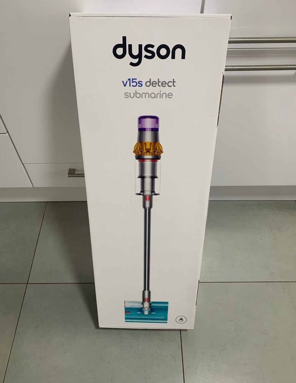 Aspirateur balai sans fil Dyson V15s Detect Absolute avec c, Electroménager, Neuf, Enlèvement ou Envoi, Sac à poussière, 2000 watts ou plus