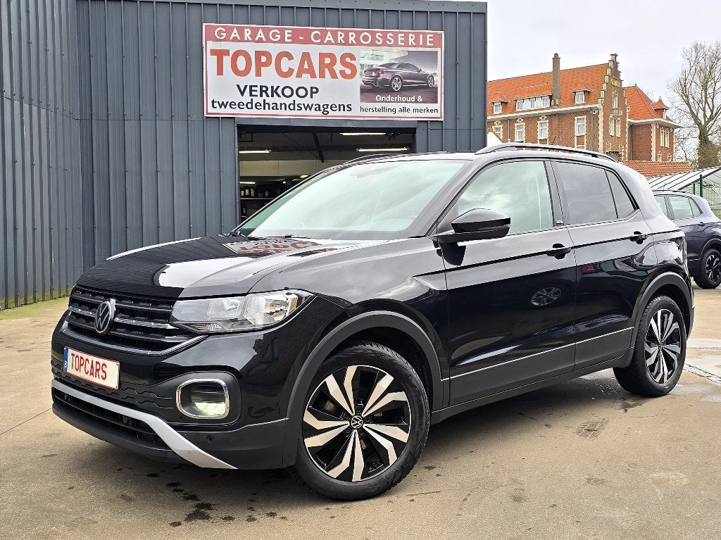 ✔VW T-CROSS 1.0TSI Active 2022 Euro6❕ Apps, Camera,.., Voorwielaandrijving, Zwart, Bedrijf, 5 deurs
