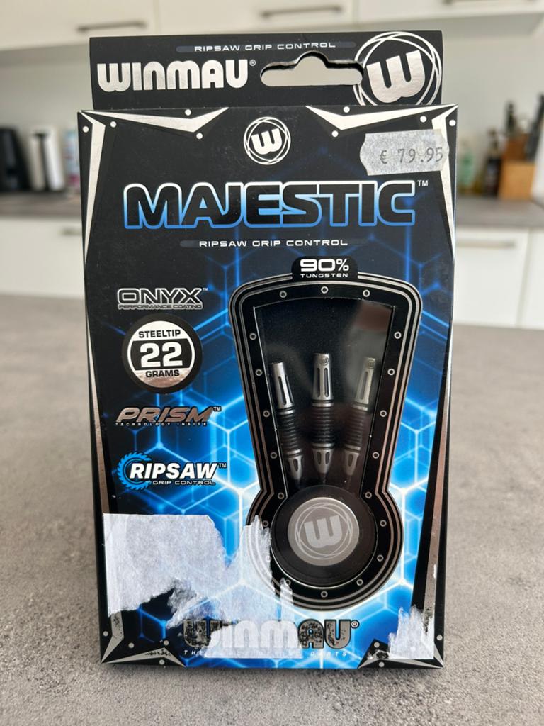 Dartpijlen WINMAU MAJESTIC 22GR, Sport en Fitness, Darts, Ophalen, Nieuw